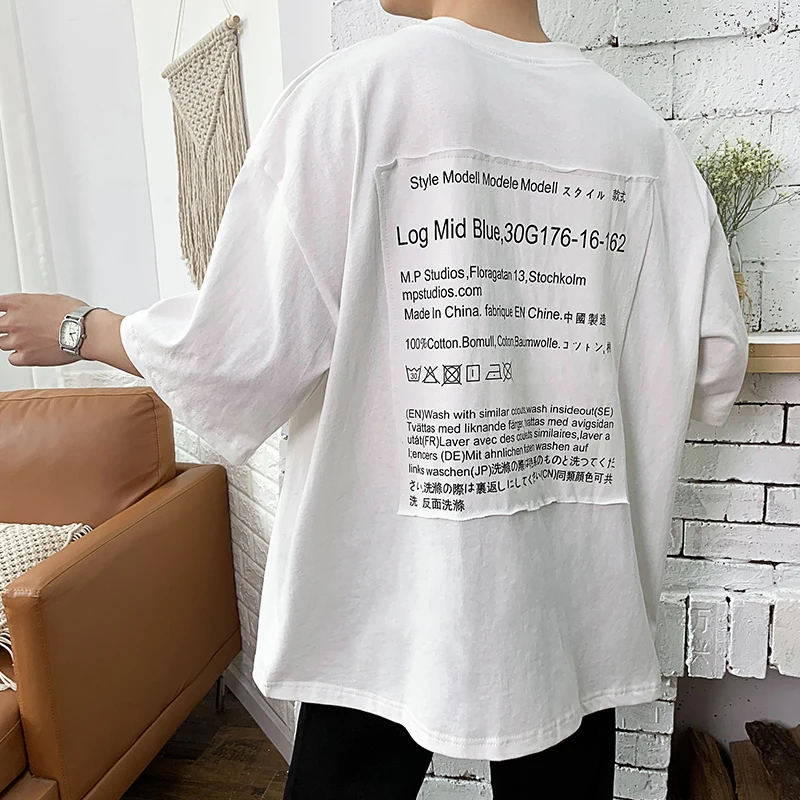 Мужская футболка с коротким рукавом футболки 2021 новые летние Круглый воротник из