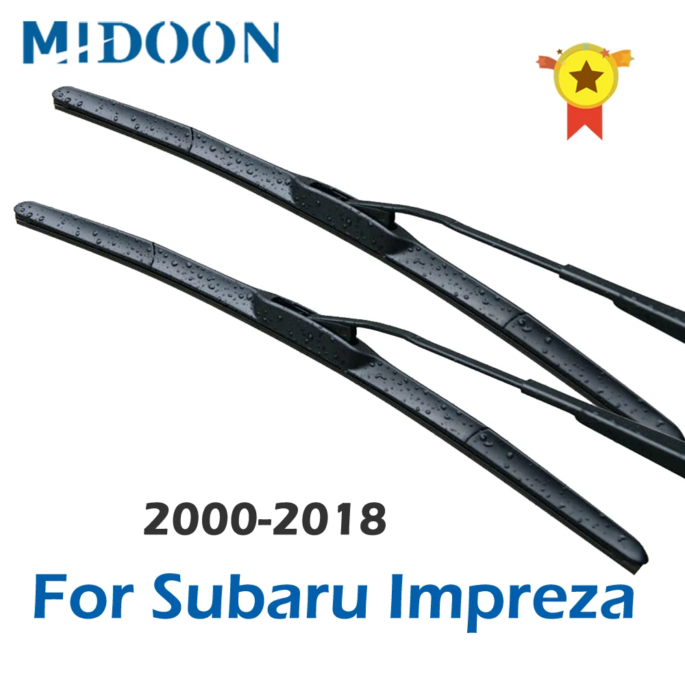 MIDOON щетки стеклоочистителя гибридная для Subaru Impreza Fit крюк руки/кнопка руки Модель