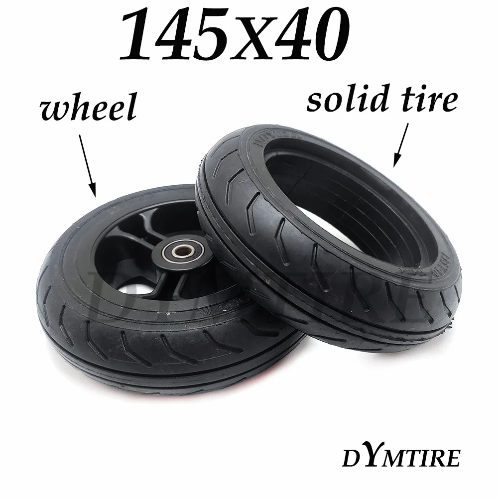 

5.5-6 Inch Wheel 145x40 Solid Tire with Plastic Hub for Mini Electric Scooter Fastwheel F0