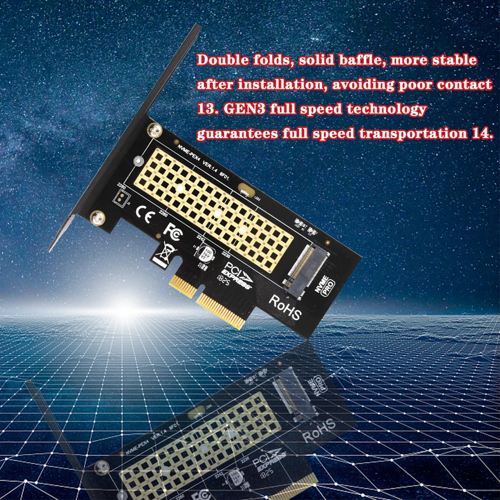 адаптер m 2 nvme ssd ngff к pcie x4 интерфейсная