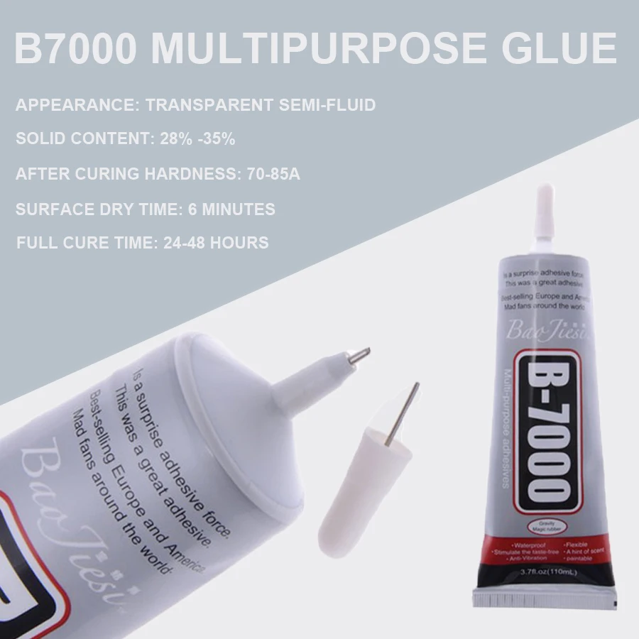 110 мл B7000 Многоцелевой супер жидкий клей гель для ногтей эпоксидная смола DIY