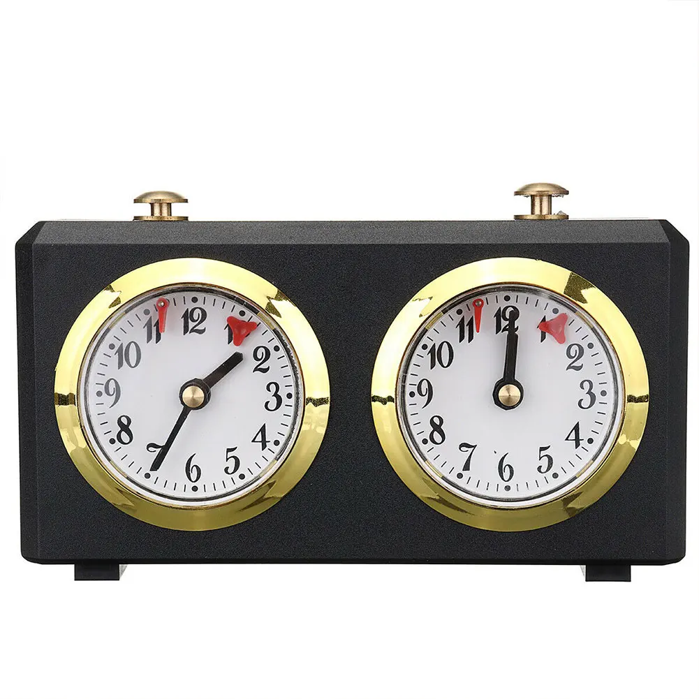 

Mechanical Chess Clock Accurate Gift Professional Portable Count Up Down I-GO International Game Timer Analog Competition Retro
