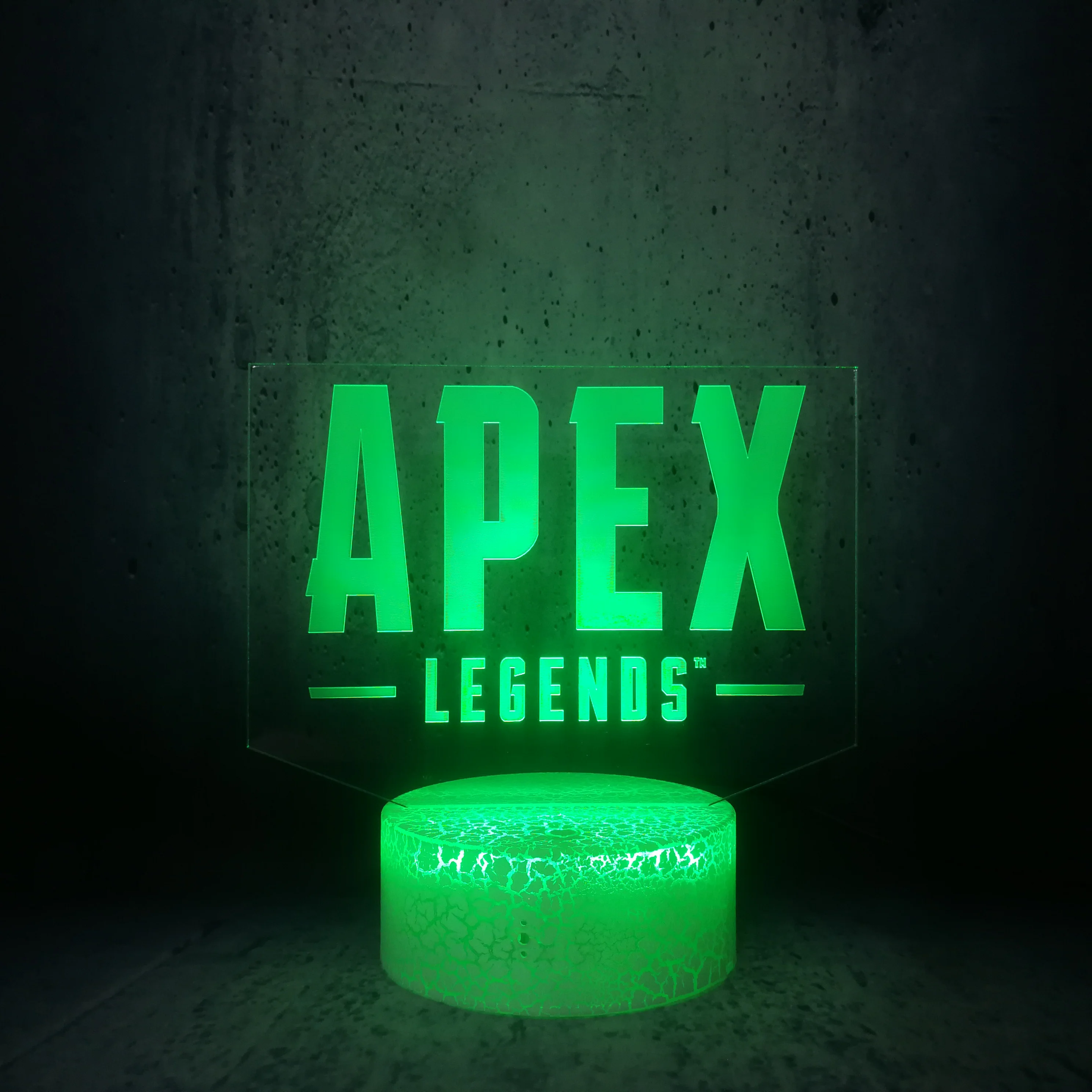 Прямоугольный ночной Светильник APEX Legends декор для комнаты настольный дисплей 3D