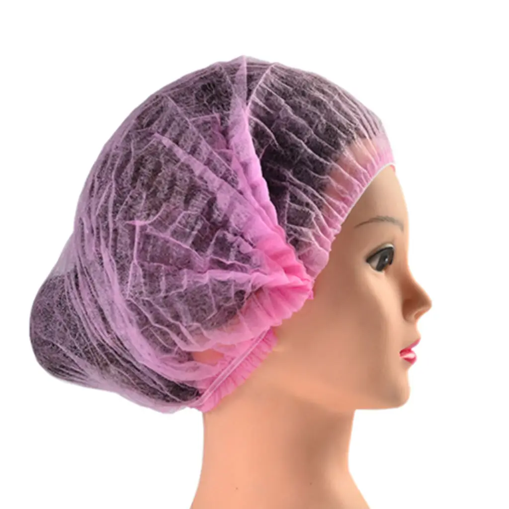 

100x Disposable Hair Nets Bouffant s for Cosmetics Beauty Kitchen Cooking Home Industries 21 inch
