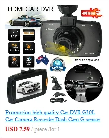 G30B двойной объектив Автомобильный видеорегистратор фронтальная камера Full HD 1080P внешняя задняя камера 720*480P H.264 g-сенсор Dash Cam две камеры s
