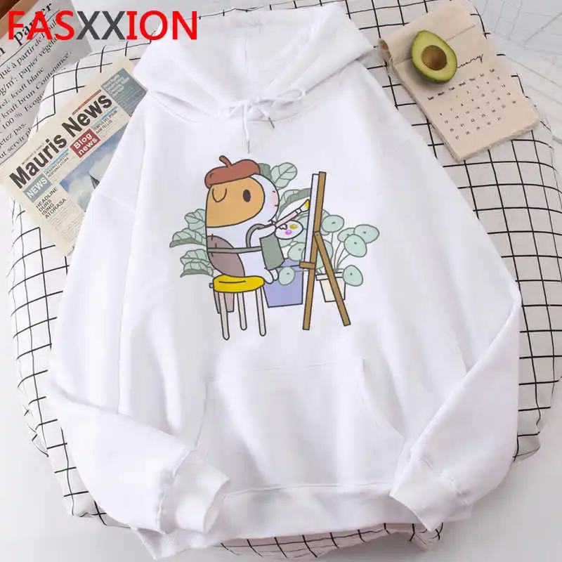 Милые толстовки в виде хомяка женские свитшоты стиле ольччан с рисунком аниме