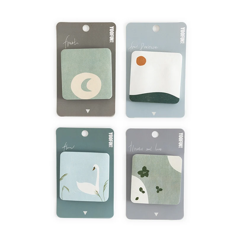 

5 sets Self-Adhesive N Times Memo Pad Sticky Notes Bookmark School Office Stationery Supply