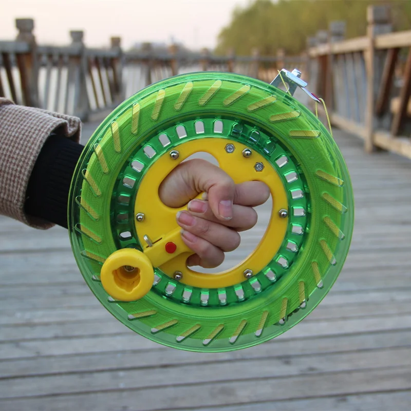 Высококачественное колесо для воздушного змея с кристаллами 22 см леской кайта 400