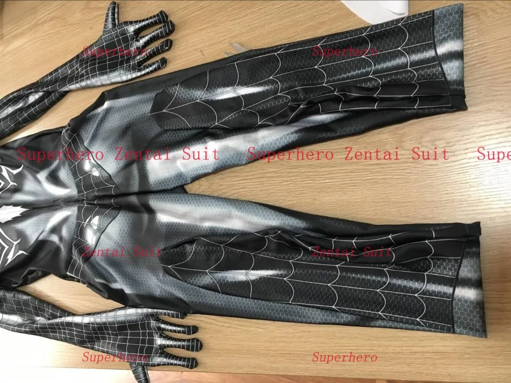 Новейший женский костюм для косплея Black Cat Symbiote Хэллоуин полный кошки черный MJ Jamie