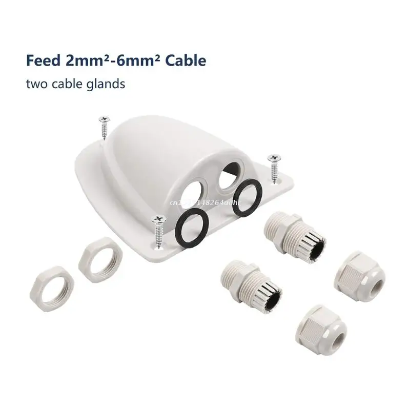 Трос для крыши с двойной рельефной втулкой изогнутый соединитель кабеля