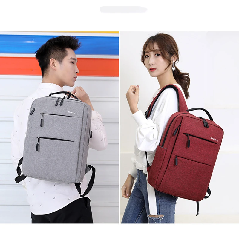 

Men's Backpack Bag USB Backpack Men Laptop Casual Waterproof Travel Backpacks School Bag