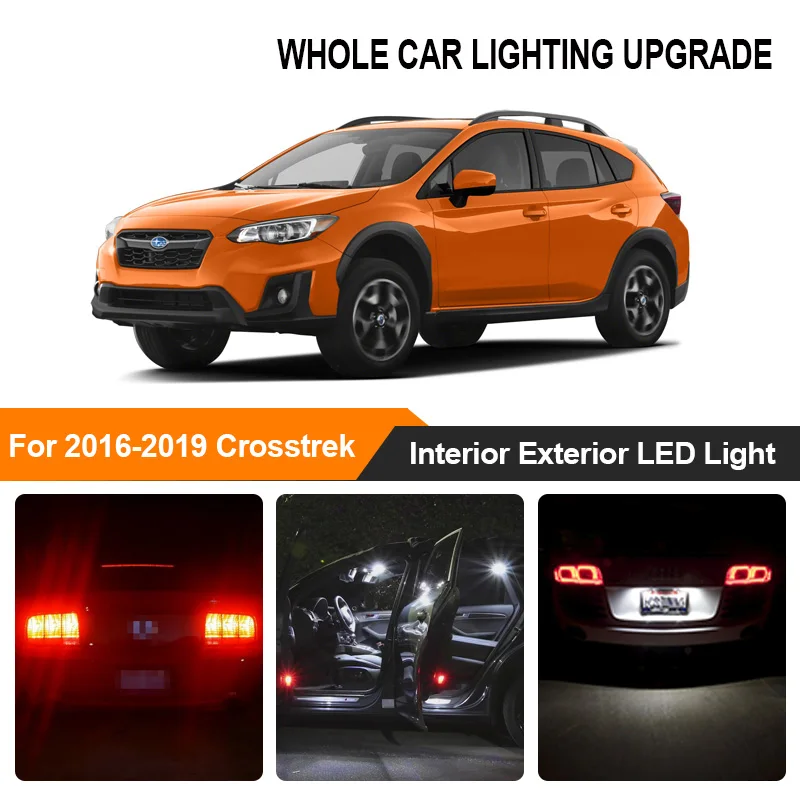 Светодиодный светильник для салона автомобиля белого и красного цвета лампы