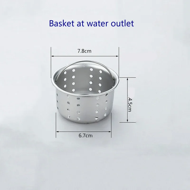 Фильтр для кухонной раковины из нержавеющей стали двойной резервуар аксессуары