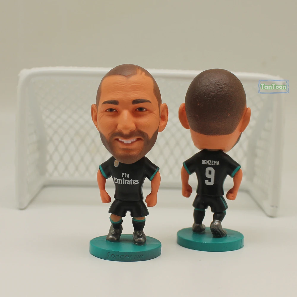 Куклы высотой 6 5 см 9 # BENZEMA Away черные 2 дюйма Статуэтка из смолы|Куклы| |