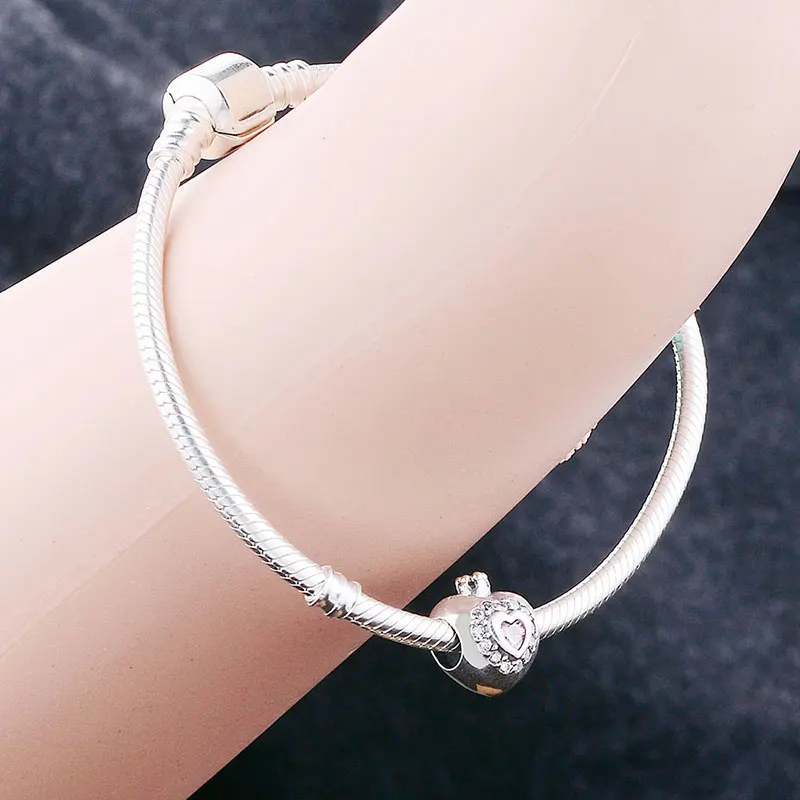 Женская Корона из серебра 925 пробы с розовым Цирконом|Бусины| |