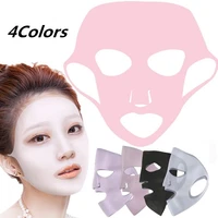 4colors reusable skin care tool moisturizing ear fixed silicone face mask for women hot style 2021