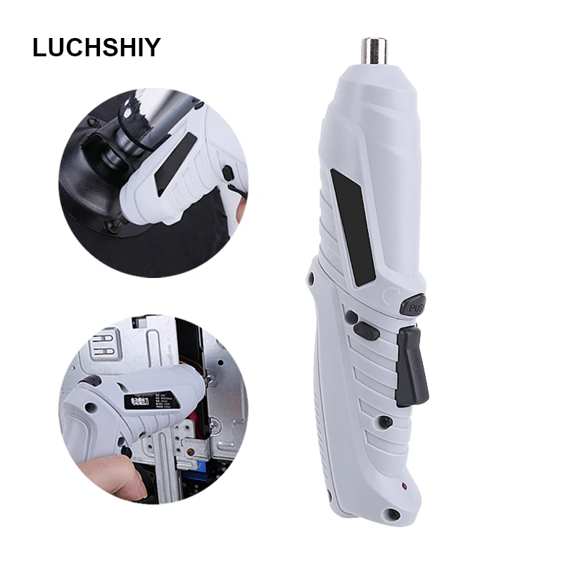 

Беспроводные электрические мини-отвертки, дрели, электроинструменты с переключением формы, 3,6 В, перезаряжаемая литиевая батарея, двухсторонний переключатель, для дома «сделай сам»