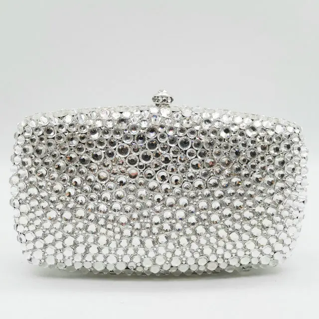 CBG863135-5 Boutique De FGG Разноцветные Женские металлические клатчи Minaudiere сумка вечерние сумочки-клатчи со стразами свадебные сумочки женские вечерние сумочки - Цвет: CBG863135-5
