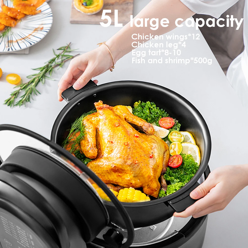 Фритюрница Joyoung электрическая 2000 Вт 5 л без дыма | Бытовая техника