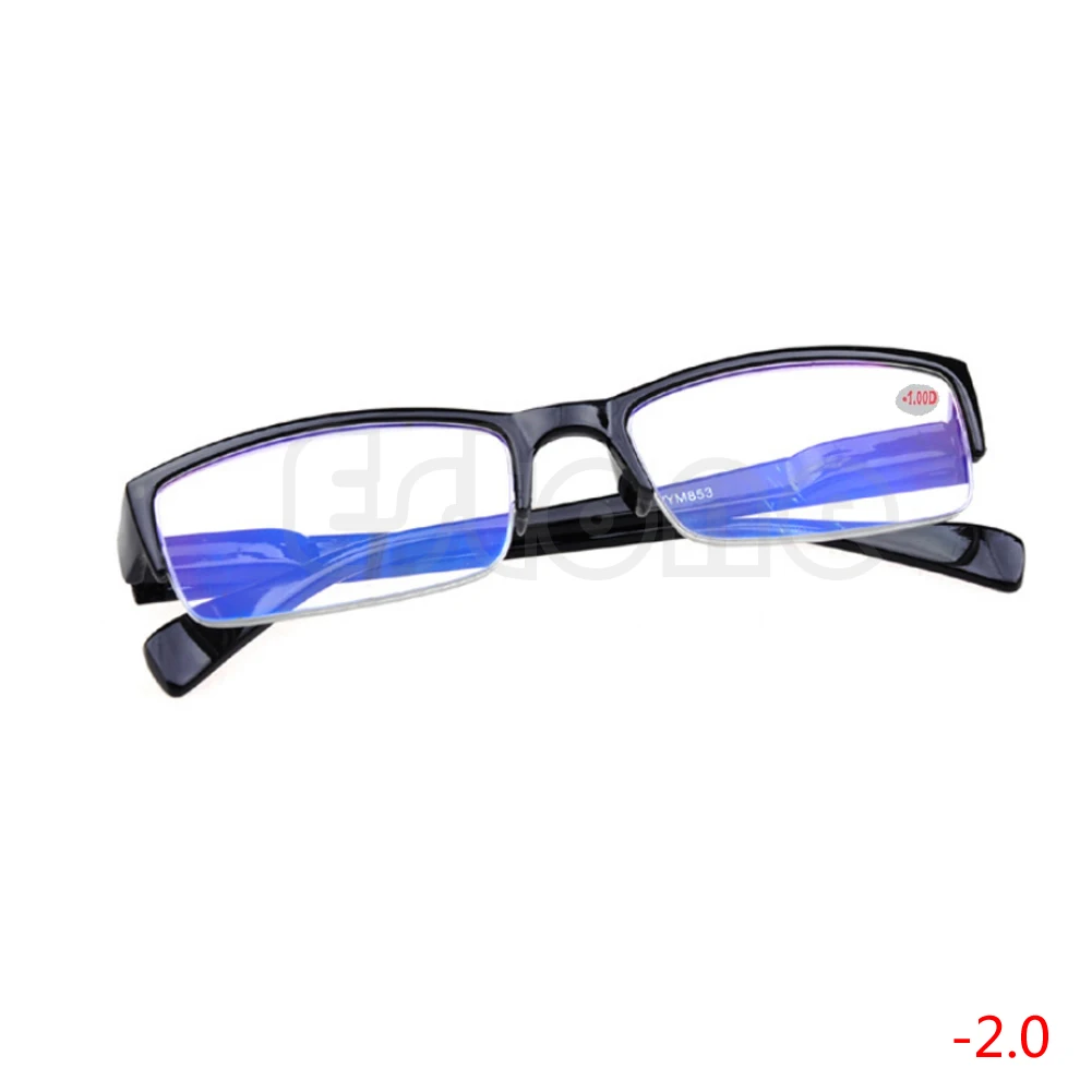 

Black Frames Semi-rimless Myopia Glasses Eyeglass -1 -1.5 -2 -2.5 -3 -3.5 -4 R9JE