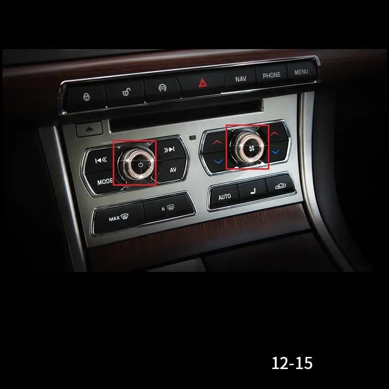 Interior Decorative Auto Automovil Chromium Bright Sequins Mouldings Car Styling Covers Modification 12 13 14 15 FOR Jaguar XF | Автомобили