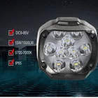 Светодиодная электрическая лампа высокого качества, для мотоцикла, электровелосипеда, педелька, мотоцикла, 12 В, 24 В, 36 В, 48 В, 60 в, 72 в, 80 В, 10 шт.лот