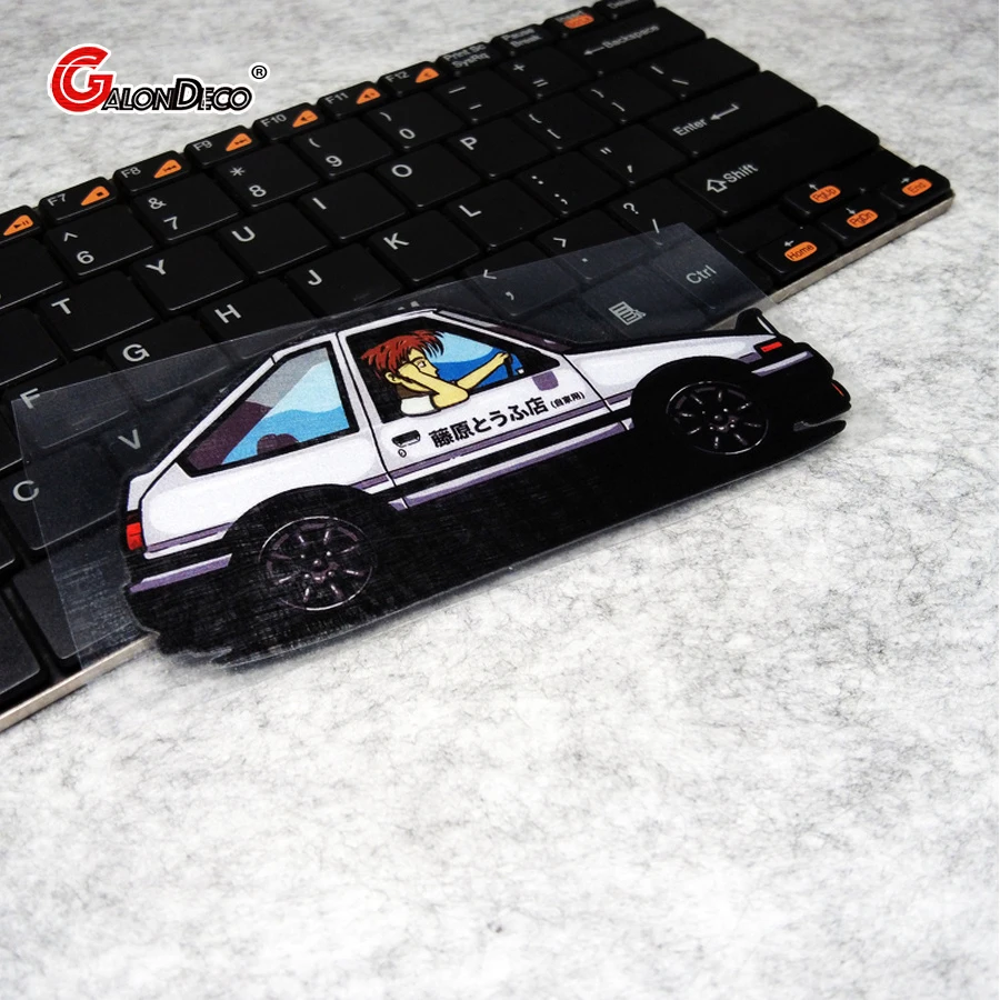 

LuLu #295 Japanese JDM Vinyl Stickers Initial D Fujiwara Tofu Store Auto Reflective Waterproof Windows Trunk Decoration
