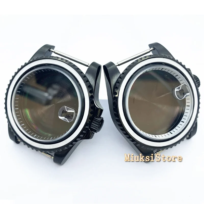 40 мм черный PVD розовое золото чехол подходит для NH35 NH36 ETA2824 Seagull ST2130 PT5000 движение