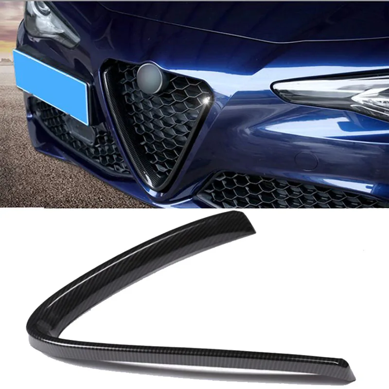 Передняя решетка гриля из углеродного волокна для стайлинга автомобиля отделка
