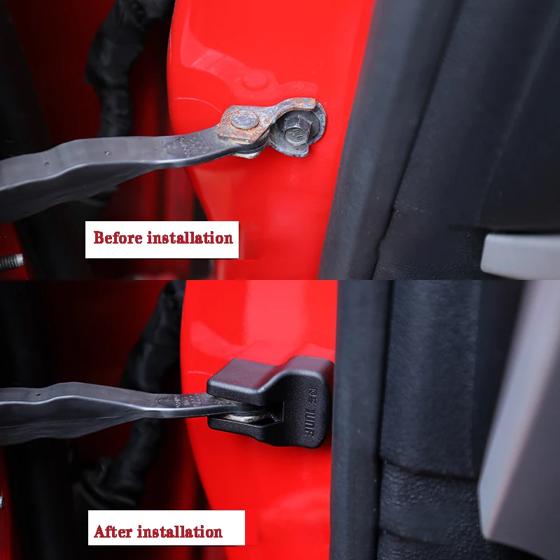 

2PCS Car Door Lock Buckle cover car accessories interior Door Lock cover For Ford Mustang GT SHELBY 2015 2016 2017 2018 2019 20