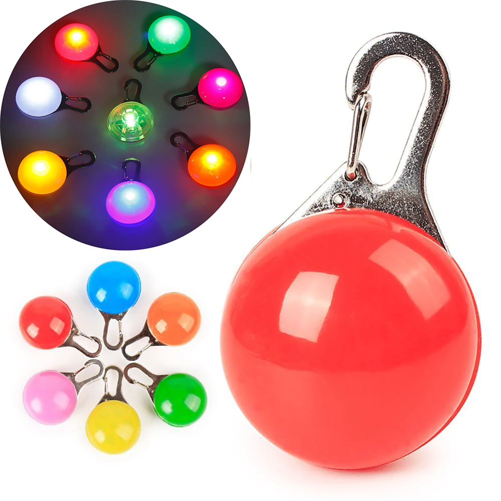 Ночной ошейник для питомцев водонепроницаемый с подсветкой светильник собак