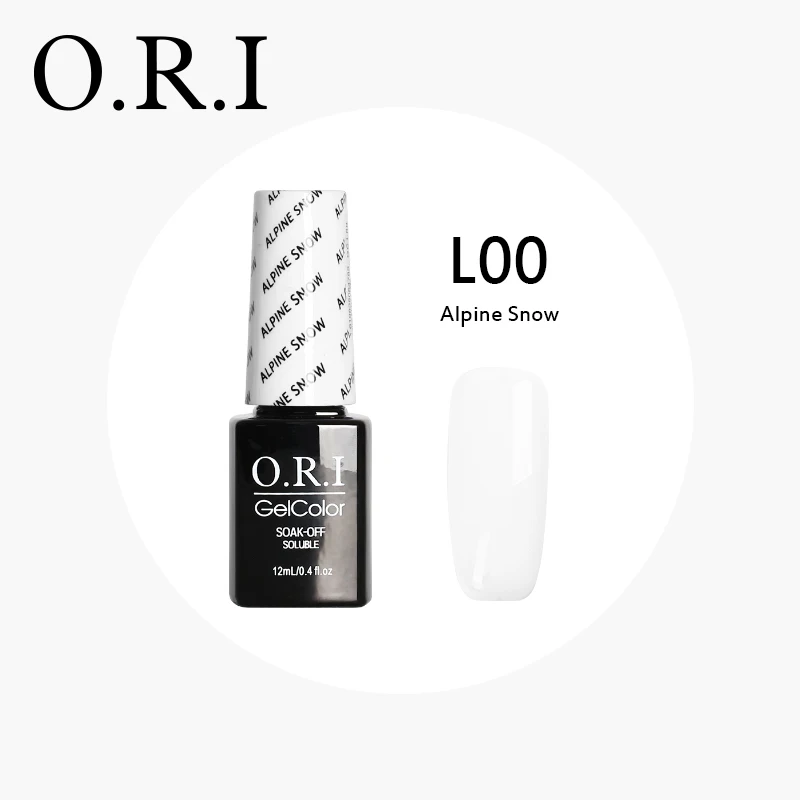 O.R.I, 12 мл, УФ-гель для ногтей, УФ светодиодный Гель-лак для ногтей, гибридный впитывающий Гель-лак, лак для ногтей, лак для ногтей - Цвет: L00