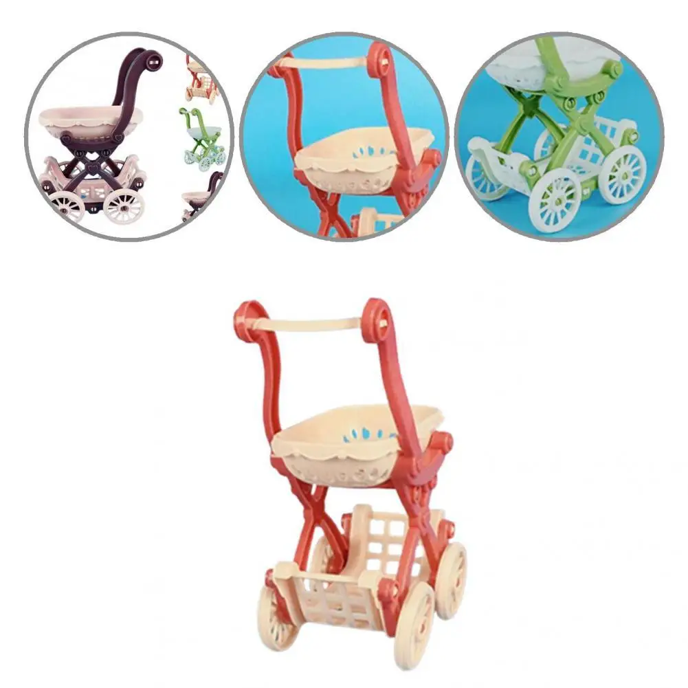 Детализированные эффективные аксессуары для кукол корзина покупок креативная