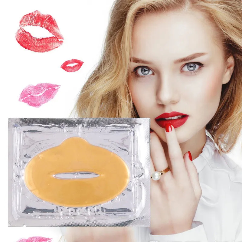 

12-5Pack Crystal Collagen Lip Mask Nourishing Lip Plumper Anti Wrinkle Patch Pad Gel Moisture Essence Lip Enhancement Lips Mask