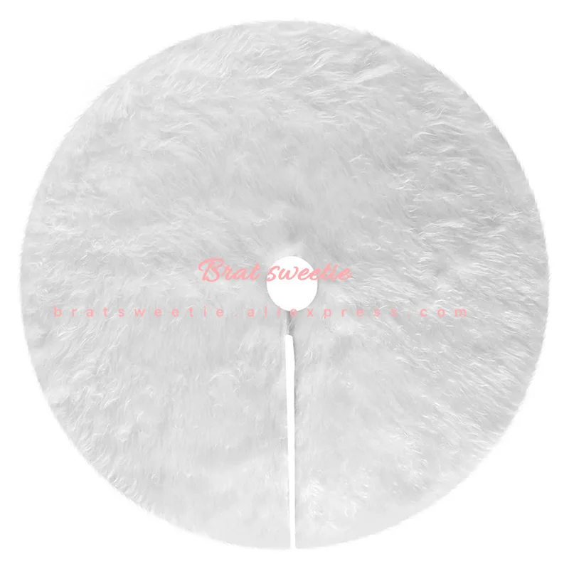 2019 белый плюш Рождественская елка юбка меховой ковер веселое Рождественское