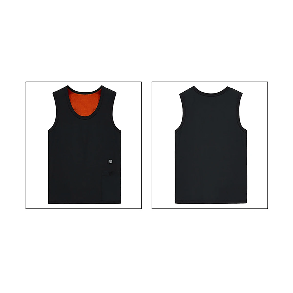 

USB Smart Electric Heated Vest Warm 3 Adjustable Temperature Levels Abdomen Back Heating Vest For Outdoor Hiking Cycling Skiing