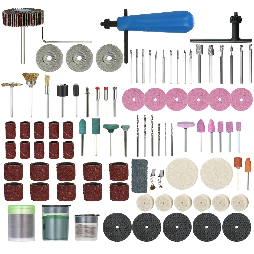 KKmoon 240 Вт набор электрической шлифовальной машинки вращающаяся 6 скоростная