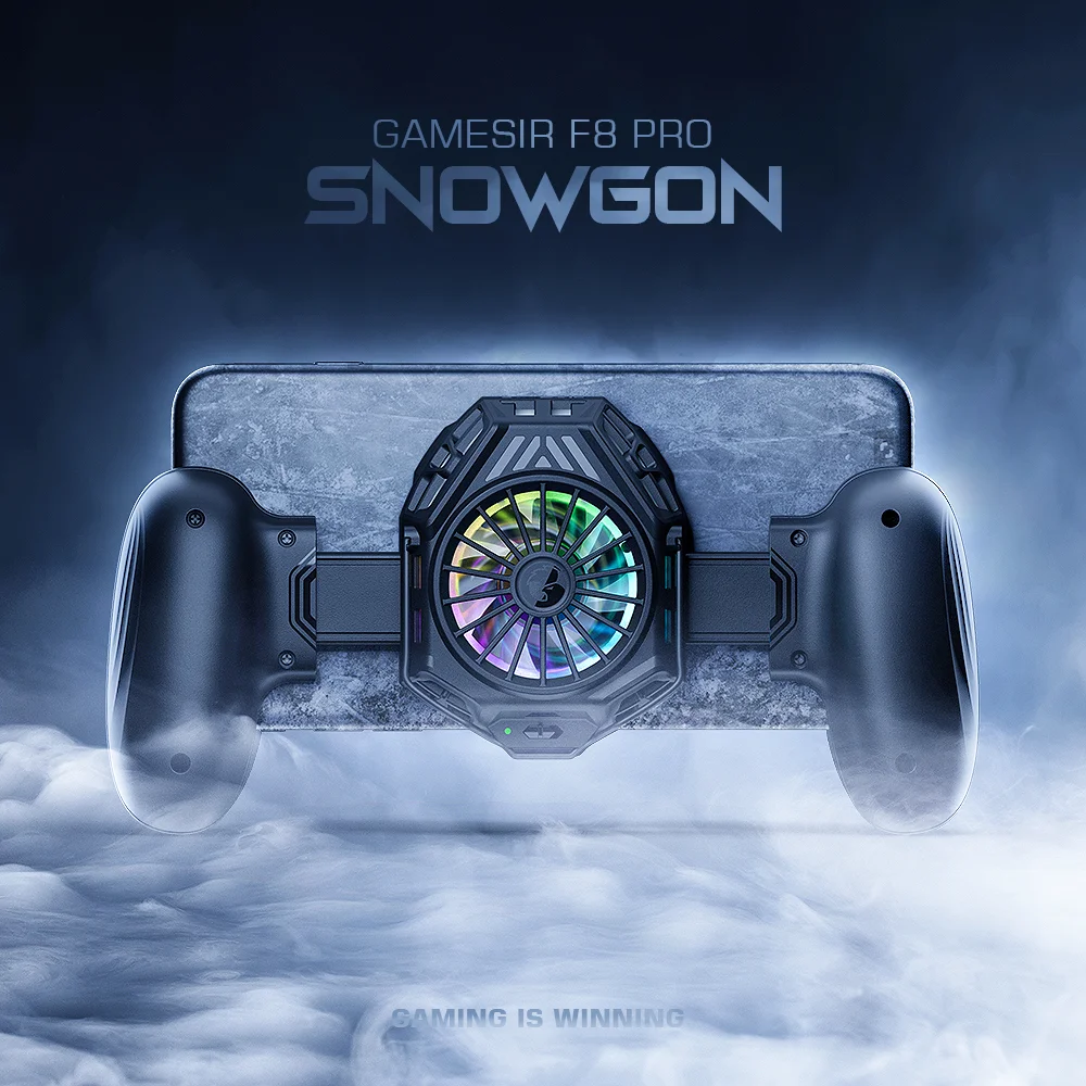 Геймпад GameSir F8 Pro Snowgon для мобильного телефона игровой контроллер с охлаждающим