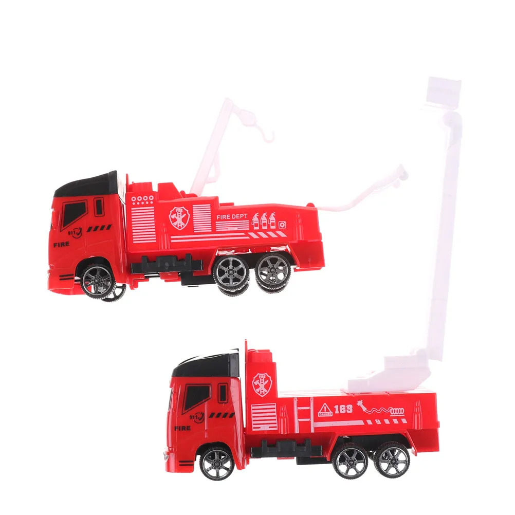 1 шт. моделирование Потяните заднюю пожарную машину ролевые игры водяной танкер