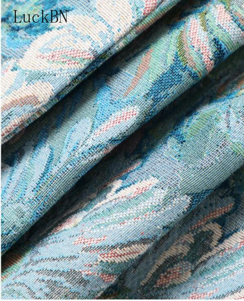 

Oil Painting Half-length Skirt Female Flower Short Skirt 2021 Summer New High Waist Design Sense Retro Style Split A-line Skirt