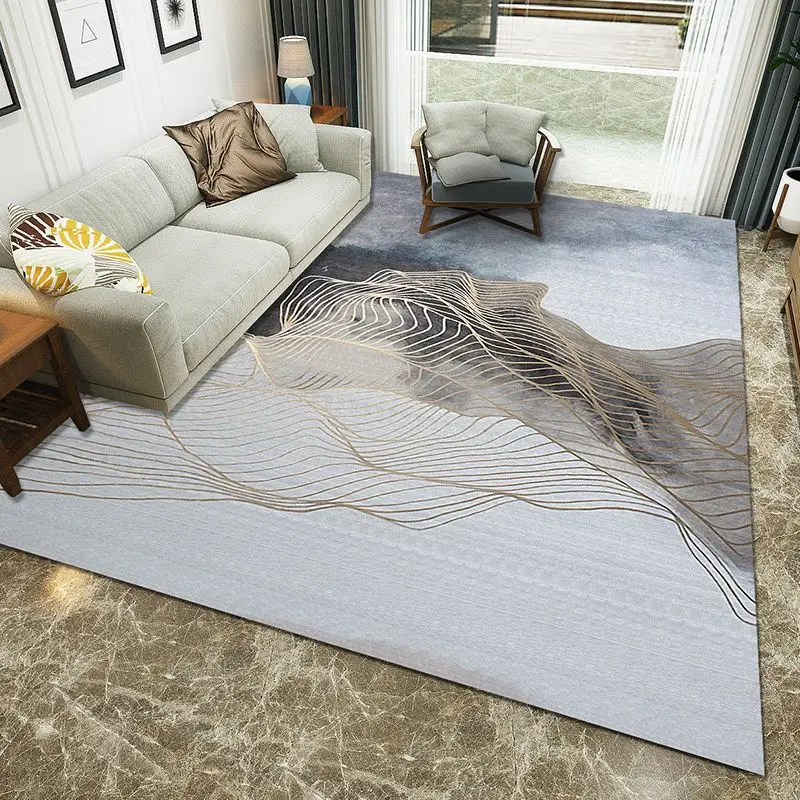 Современный геометрический Коврик для дома спальни прикроватный журнальный