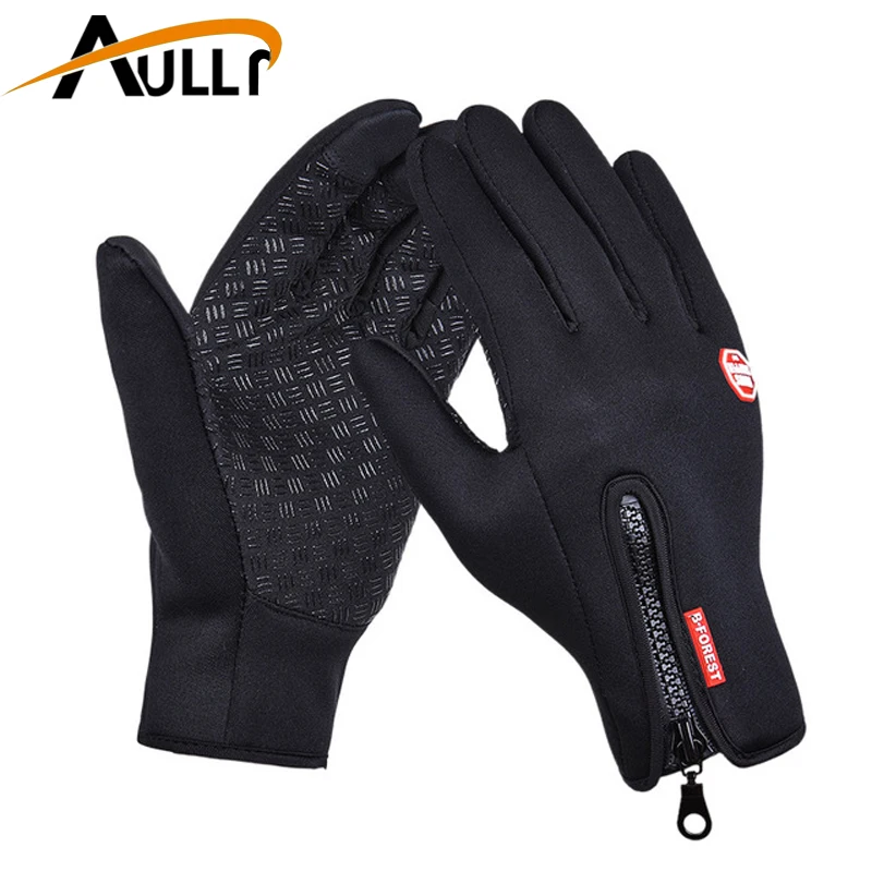 Winter Thermal Warm Cycling Bicycle Bike Ski Outdoor Camping Hiking Motorcycle Touchscreen Gloves Sports Full Finger Unisex
