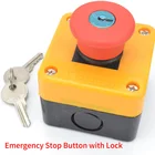 68 мм красная кнопка аварийного остановки, кнопка остановки лифта, переключатель остановки, водонепроницаемый переключатель, кнопка остановки с замком