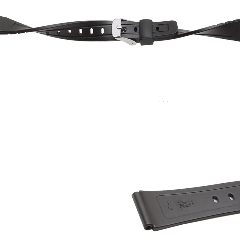 16mm 18mm 20mm Bracelet Silicone Rubber Bands For casio Wristwatches EF Replace Electronic Wrist Watch Band Watch sports Straps