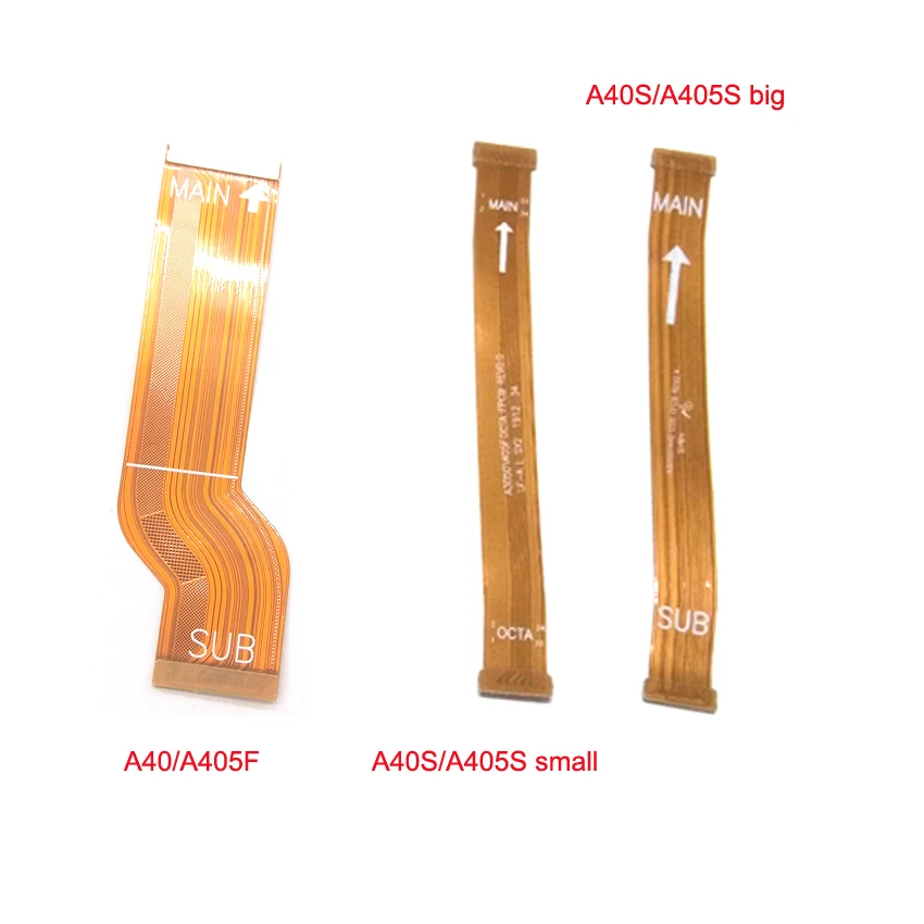 20 штук для samsung Galaxy A10 A20 A30 A40 A50 A40S A60 A605S A705F материнская плата разъем USB ЖК-дисплей гибкий кабель