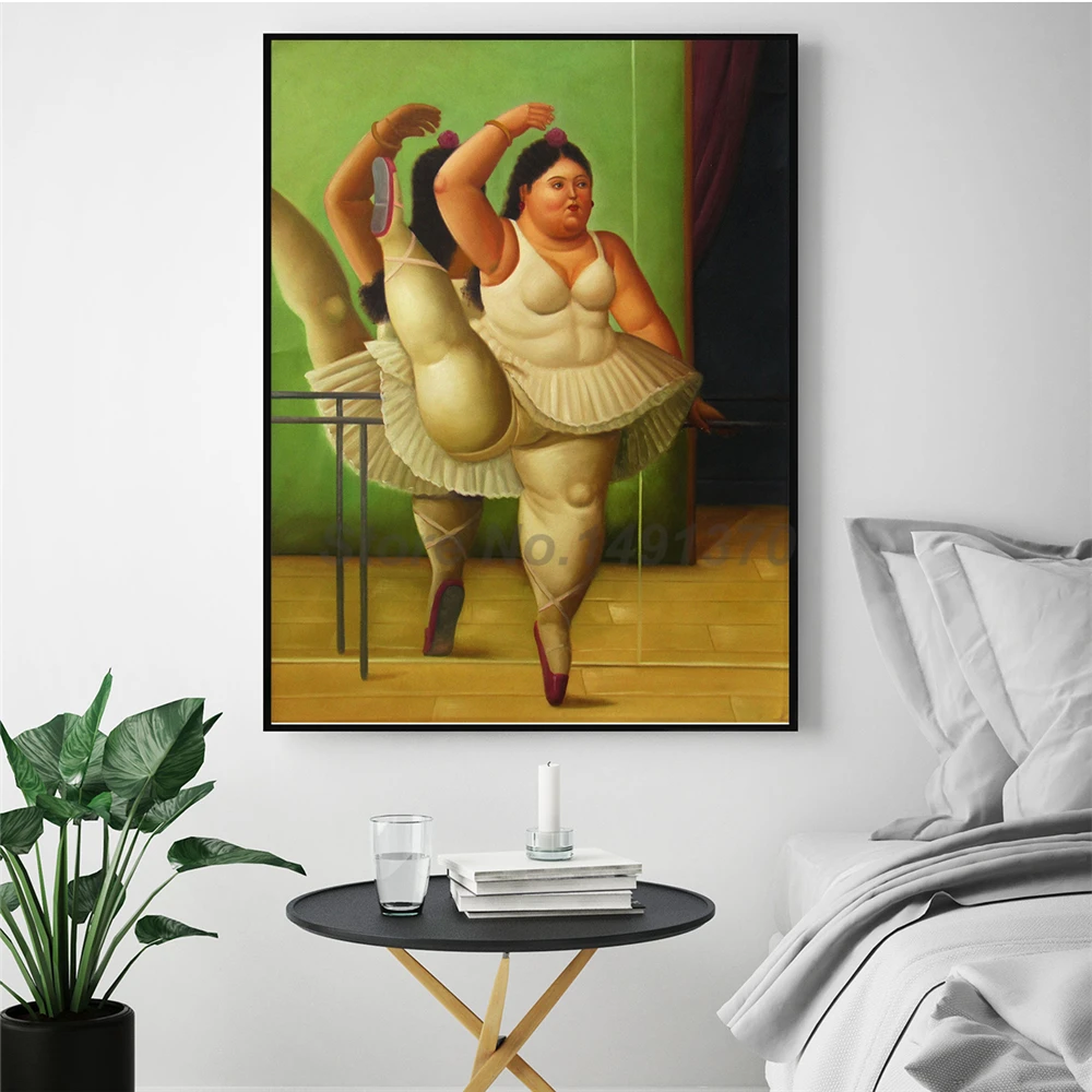 

Плакат танцора На Баре полная женщина Абстрактная живопись на холсте спальня настенное Искусство декоративные картины Домашний декор