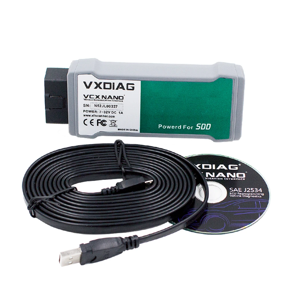 VXDIAG VCX NANO для JLR WiFi/USB диагностический инструмент онлайн Программирование SDD