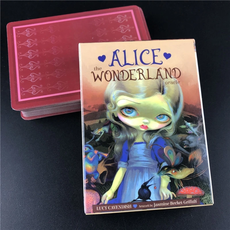 

Alice The Wonderland Oracle Cards Full English 45 Cards Deck Tarot Board Game XXUF