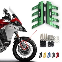 for ducati mts1100 mts1260s mts1260 enduro motorcycle cnc accessories mudguard side protection front fender anti fall slider