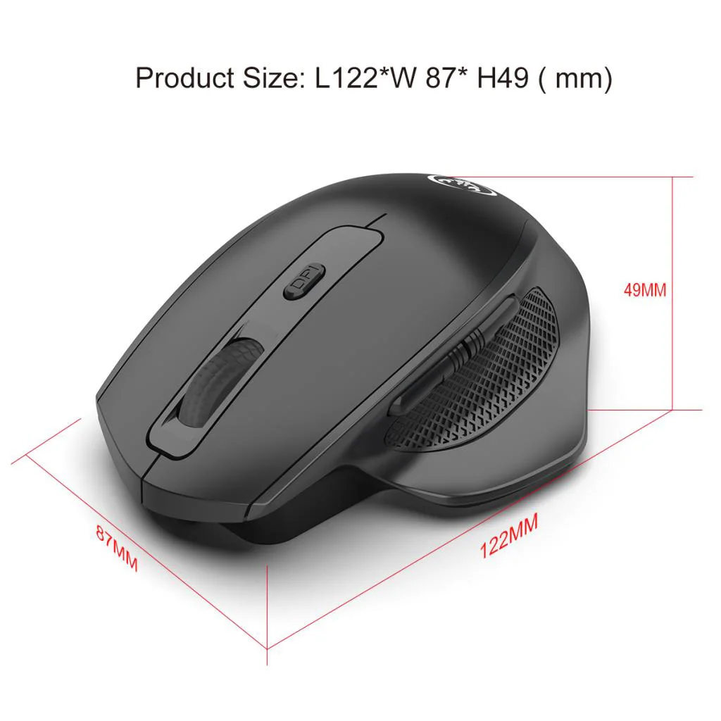 Высокопроизводительная Беспроводная оптическая игровая мышь 2 4G 2400DPl мыши для